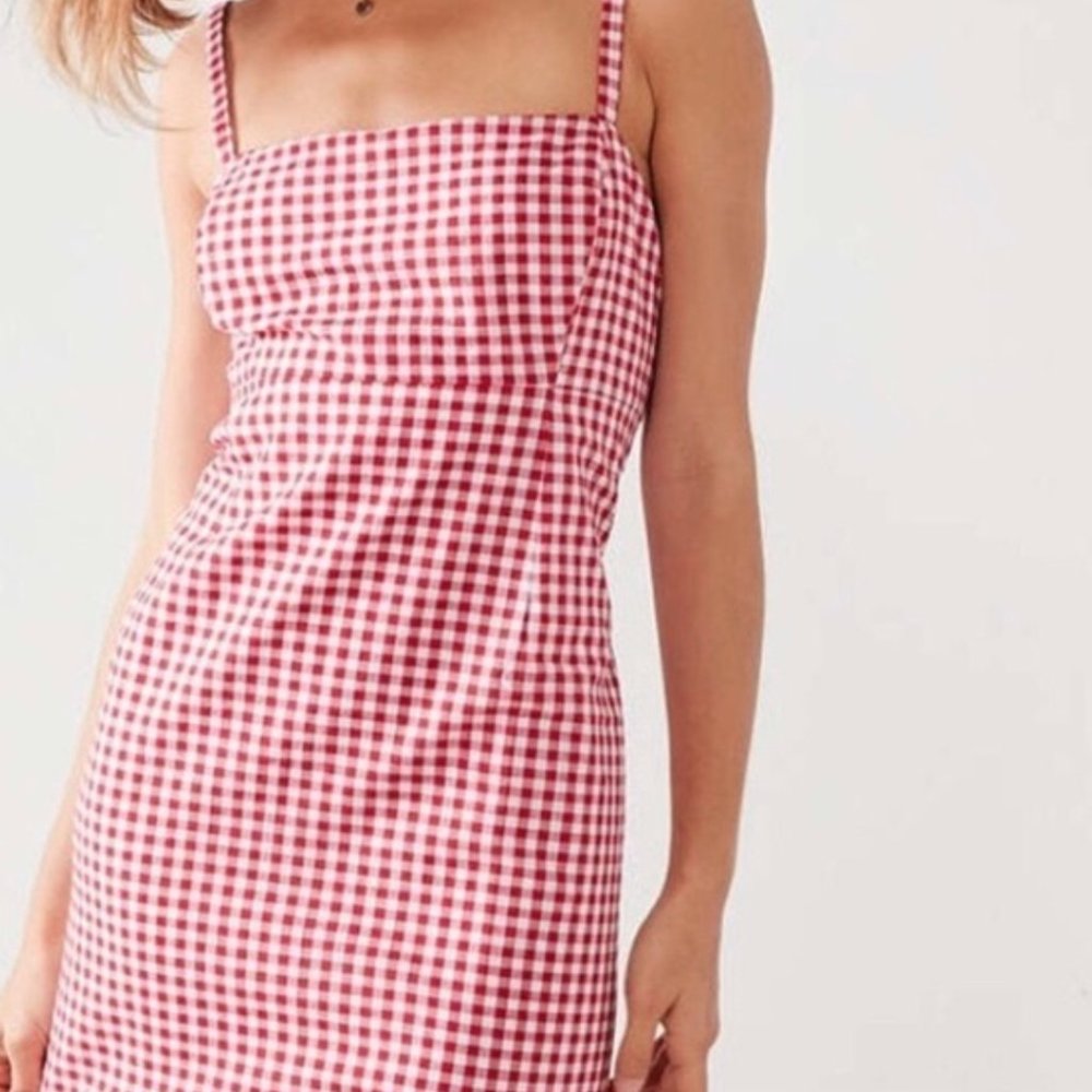 Urban Outfitters Red Gingham Dress